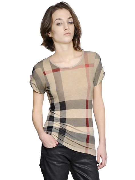 burberry t shirts for women|burberry long sleeve shirt women's.